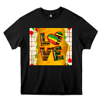 Black juneteenth love Heavy Core Tee - TumblerDesignByShophia