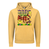 Vintage Mustard When Life Gives You Lemons Boil Some Crawfish Mardi Gras Vintage Hoodie - FaDigitalArtStudio