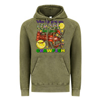 Vintage Olive When Life Gives You Lemons Boil Some Crawfish Mardi Gras Vintage Hoodie - FaDigitalArtStudio