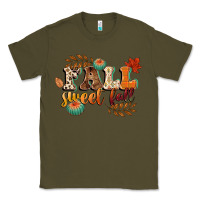 Army Green fall sweet fall Classic Tee - CowGirlArtShop