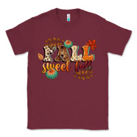 Burgundy fall sweet fall Classic Tee - CowGirlArtShop