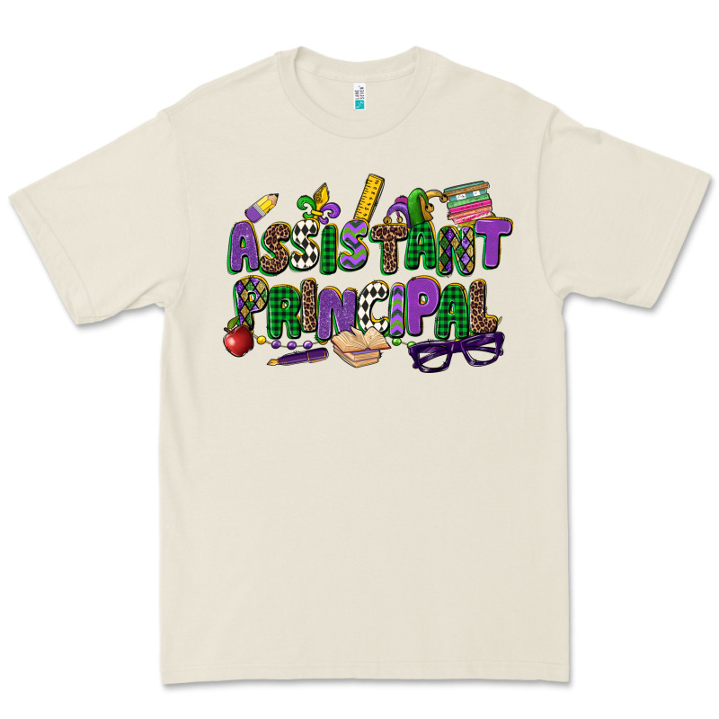 Assistant Principal Mardi Gras Premium Tee by CowGirlArtShop | Teevron