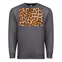 Charcoal Heather leopard background gold 3200x2400 Premium Sweatshirt - AdoDesignShop