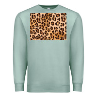 Seafoam leopard background gold 3200x2400 Premium Sweatshirt - AdoDesignShop