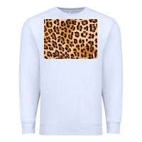 White leopard background gold 3200x2400 Premium Sweatshirt - AdoDesignShop