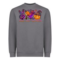 Peace Love Halloween Heavyweight Sweatshirt | Teevron