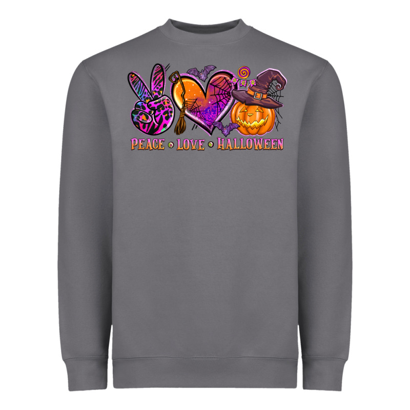 Peace Love Halloween Heavyweight Sweatshirt by AdoDesignShop | Teevron