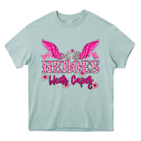 Arona Not all heroes wear capes Cancer Awareness Heavy Core Tee - HowdyJamesFarm