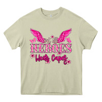Mossy Not all heroes wear capes Cancer Awareness Heavy Core Tee - HowdyJamesFarm