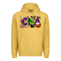 Antique Gold halloween cna certified nursing assistant Premium Hoodie - LillyAllenDesigns