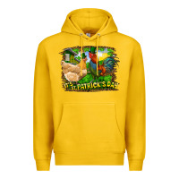 Lemon It's St. Patrick's Day Rooster And Chicken Premium Hoodie - RanaPortraitStore