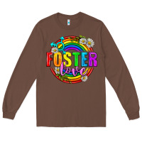 Chestnut Foster Love Pride Lgbtq Long Sleeve Tee - BundleAndBundleShop
