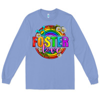 Colony Blue Foster Love Pride Lgbtq Long Sleeve Tee - BundleAndBundleShop