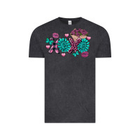Vintage Black Xoxo Valentine's Day turquoise gemstone Vintage Tee - FaDigitalArtStudio