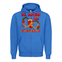 True Royal el amor se comparte with churros Zipper Hoodie - AdoDesignShop
