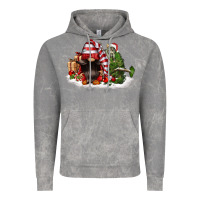 Cloud Rock christmas gnome and tree Vintage Hoodie - FaDigitalArtStudio