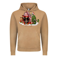 Vintage Camel christmas gnome and tree Vintage Hoodie - FaDigitalArtStudio