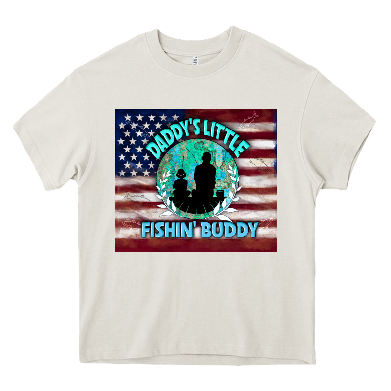 Daddy's Little Fishin Buddy Heavy Core Tee by TumblerDesignByShophia | Teevron