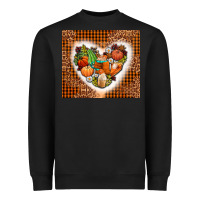 Black western fall heart Heavyweight Sweatshirt - AdoDesignShop
