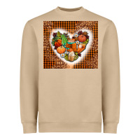 Mushroom western fall heart Heavyweight Sweatshirt - AdoDesignShop