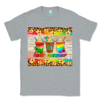 Heather Grey hello summer ice coffee Classic Tee - Artiststas