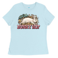 Do The Bunny Hop Easter Day Ladies Tee | Teevron