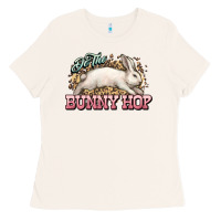 Bone Do the Bunny hop Easter Day Ladies Tee - HowdyJamesFarm