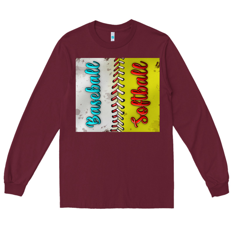 Baseball And Softball Tumbler Long Sleeve Tee by BundleAndBundleShop | Teevron