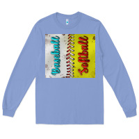 Colony Blue Baseball And Softball Tumbler Long Sleeve Tee - BundleAndBundleShop