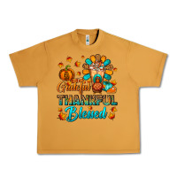 Peanut Butter Grateful Thankful Blessed Thanksgiving Cold Drink Urban Heavy Tee - FaDigitalArtStudio