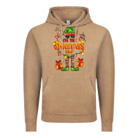 Vintage Coffee im the smartass elf Vintage Hoodie - FaDigitalArtStudio