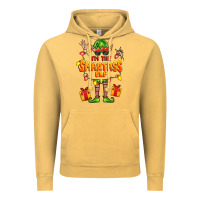 Vintage Mustard im the smartass elf Vintage Hoodie - FaDigitalArtStudio