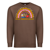 Chestnut back to school rainbow hello kindergarten Premium Sweatshirt - AdoDesignShop