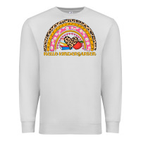 Dove Grey back to school rainbow hello kindergarten Premium Sweatshirt - AdoDesignShop