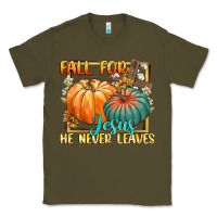 Army Green fall for jesus he never fails Classic Tee - CowGirlArtShop