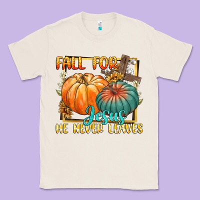 Fall For Jesus He Never Fails Classic Tee Designed By Cowgirlartshop