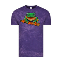 Cloud Purple frog Vintage Tee - Jasminsmagicworld