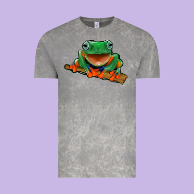 Frog Vintage Tee Designed By Jasminsmagicworld