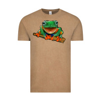 Vintage Coffee frog Vintage Tee - Jasminsmagicworld