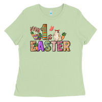 Matcha My 1st Easter Day Ladies Tee - HowdyJamesFarm