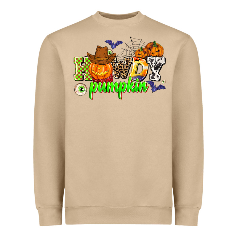 Howdy Halloween Pumpkins Heavyweight Sweatshirt by AdoDesignShop | Teevron
