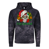 Cloud Black Feliz Navidad Skull Vintage Hoodie - BundleAndBundleShop