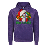 Cloud Purple Feliz Navidad Skull Vintage Hoodie - BundleAndBundleShop