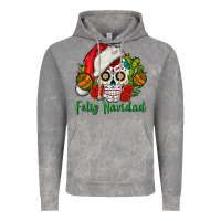 Cloud Rock Feliz Navidad Skull Vintage Hoodie - BundleAndBundleShop