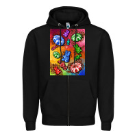 Black candies  air freshener Zipper Hoodie - AdoDesignShop