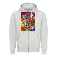 Dove Grey candies  air freshener Zipper Hoodie - AdoDesignShop