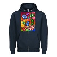 Navy candies  air freshener Zipper Hoodie - AdoDesignShop