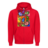 Red candies  air freshener Zipper Hoodie - AdoDesignShop