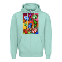 Seafoam candies  air freshener Zipper Hoodie - AdoDesignShop