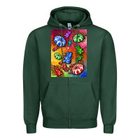 Sports Green candies  air freshener Zipper Hoodie - AdoDesignShop